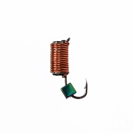 Mormyshka Wolfram Marlin’s Curs, 3 mm, 1.5 g, copper + cube gasoline, 15 pcs.