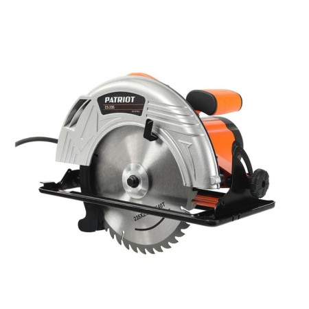 Circular saw Patriot CS235, 2300 W, 3300 rpm, 235 mm disk, 90 °/45 ° 80/70 mm