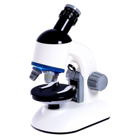 Children's microscope "Young scientist" The frequency of x100, x400, x1200, backlight, white color-1