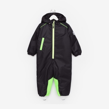 Combineson for children, black/light green color, height 74 cm