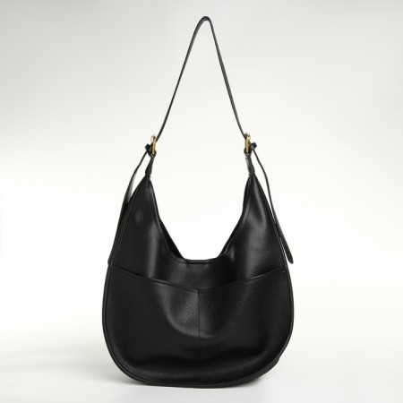 Women's bag on magnet Textura, average size, black color