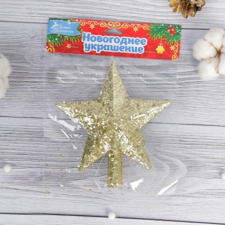 Tips "Star" placing, 13x14 cm, gold-1