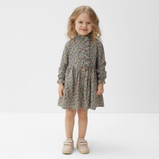 Dress for girls minku color green, height 152
