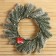 New Year's Wreath D-26 cm "Cozy fairy tale" twigs in the snow