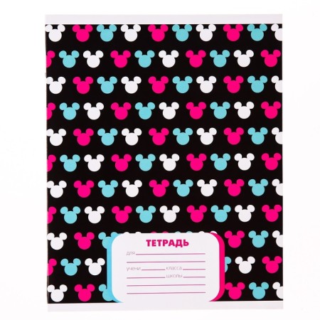 Notebook in a line of 24 sheets, 4 types of mix, cover coated cardboard, Minnie Mouse-1