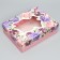 Gift box, packaging, "peonies", 32 x 24 x 9 cm