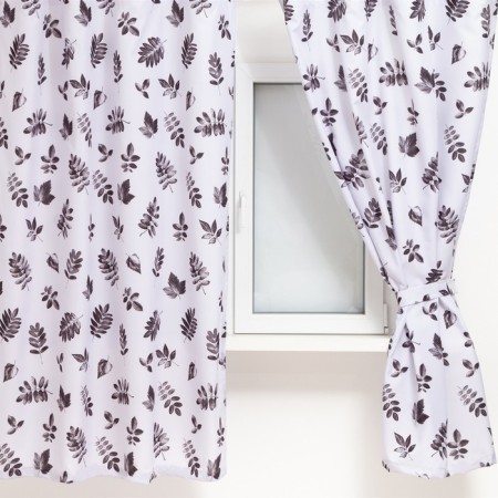A set of curtains for the kitchen with sequences of Ethel "Impression" 145x180 cm - 2 pcs, 100% p/e-1