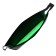 Plastic folder A4, 340 x 245 x 40 mm, lightning from above, plastic, calligrata top, black/salad