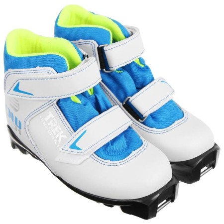 Brows Ski Trek Snowrock, SNS, Artificial leather, white/blue color, blue/silver logo, size 28-1