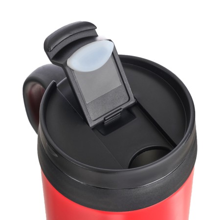 Thermal circle, 450 ml, Hot & Cool, retains heat 12 hours, 13 x 16 cm, red-2