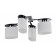 Ceiling chandelier BICE 4x40W E14 Chrome 51x51x20cm