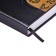 Dated diary 2025, A5, 176 sheets, Hong Kong, solid cover, pancake embossing, with liesse, block 80 g/m2, black