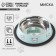 Metal bowl for a cat with a non -slip base “Cold cat is a good cat”, 235 ml, 15x3.5 cm