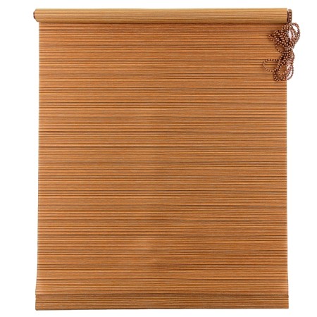 Rolled curtain "Zebrano", 60x160 cm, chocolate color