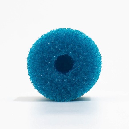 Round sponge No. 1, large -porous, 5 x 5 x 10 cm, blue-2