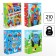 Laminated vertical, blue tractor, 31 x 40 x 11.5 cm, mix