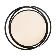 Потолочный светильник 98Вт, LED, 6x45 см, чёрный