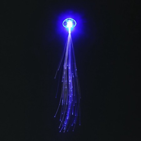 Hair strand on a hairpin, luminous, 3.5 x 33 cm-6