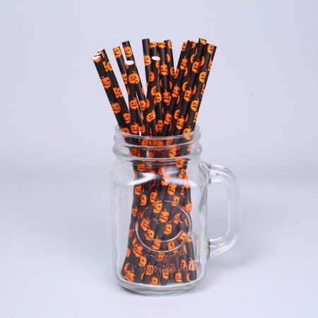 Pumpkin cocktail tubes, 25 pieces in a set-1