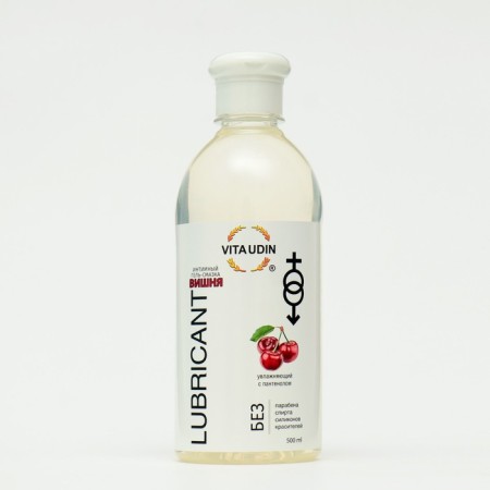 Intimate gel senxy "Vita Udin" with cherry aroma (flip-top cover) 500 ml