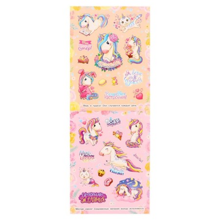 100 stickers. Lovely unicorns 8 p.-4