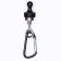 Carabiner with magnet is tourist, black, 10.5 cm