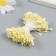 Flower stamens "light yellow" set 360 pcs length 6 cm