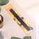 Set of candles in the cake, 6 pieces "Shine", black, 17 cm