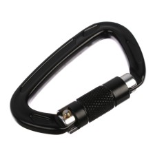 Carabiner with a bayonet cloth, 10x6 cm, 22 KN, mix