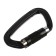 Carabiner with a bayonet cloth, 10x6 cm, 22 KN, mix