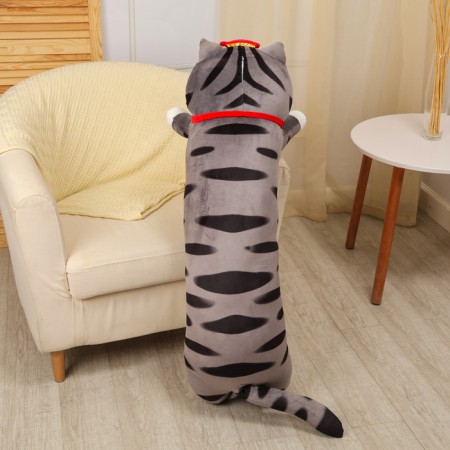 Soft toy-podushka "Cat-Emperor", 135 cm, color gray color-2