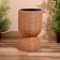 A set of wicker pots, 2 pcs, 63x36x36/52x30x30 cm