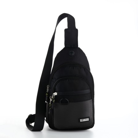 Backpack-sling, 17*8*30 cm, 2 lightning departure, 1 n/k, gray-2