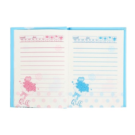 Gift notebook, 45 sheets, line, on a dragon castle (16.3x12.7cm)-4