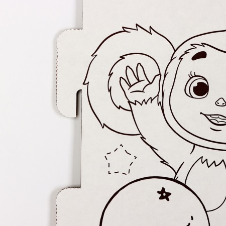 Cardboard house "Cheburashka"-13