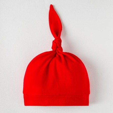 Baby hat, red color, size 40-3