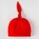 Baby hat, red color, size 40
