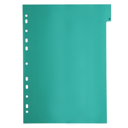 A set of A4 Office-2000 sheets, alphabetical A-I, 20 sheets, colored, plastic 140 μm-5