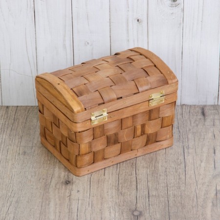 Stamnka chest, with a lock, 17 × 12 × 12 cm, veneer-3