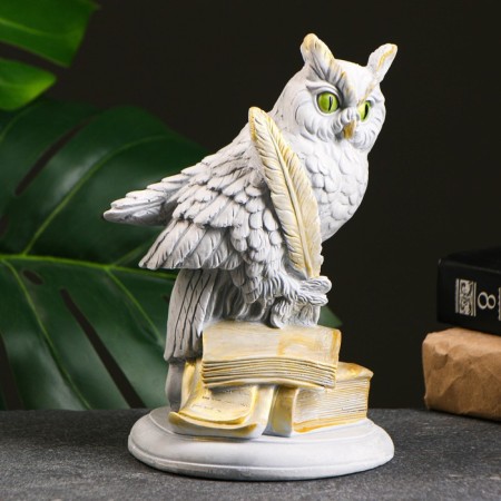 Figure "Filin on Bolshoi Books" Gray, 21x15x13cm-4