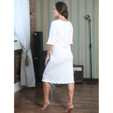 Female shirt, size 54, milk color-3