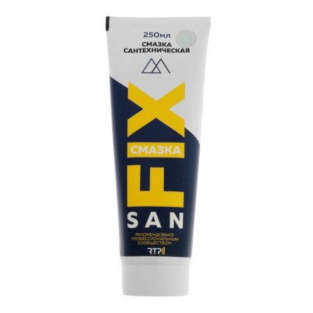 Sanfix lubricant for sewer pipes, 250 ml, silicone, in the tube