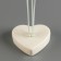 Star for balloons for 4 balls, base of the heart, height 65 cm