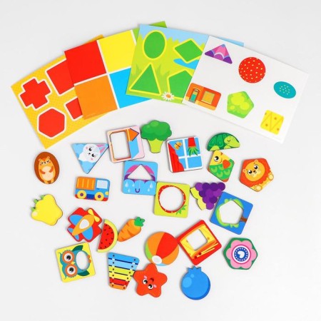 Smart Loto. We study the shape and color, 24 chips-2