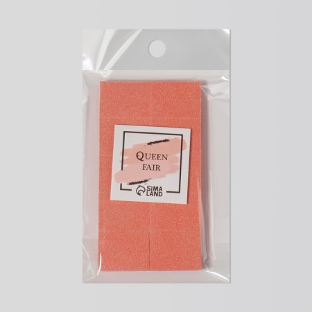Eskaric buffs for nails, bilateral, 10 pcs, 3.5 × 2.5 × 1 cm, color mix-6