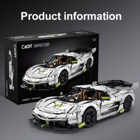 Designer Techno "Sports", 4346 parts, scale 1: 8-23