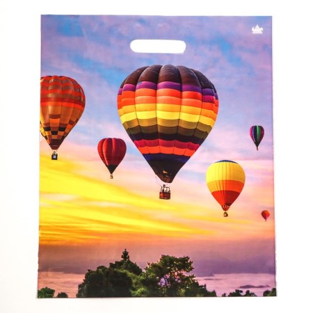 Package "Parade of balls", plastic with a cut pen, 38x45 cm, 60 μm