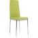 Stool on the Grass Carcass DC2-001 Metal/Ecokuzha, Chrome/Green 41x45x96 cm