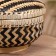 VAZ with a lid weaved, from bamboo 22x22x14 cm