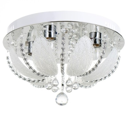 Svetogor chandelier "Melbourne" 4x60W E27 LED lighting chrome 40x40cm-1